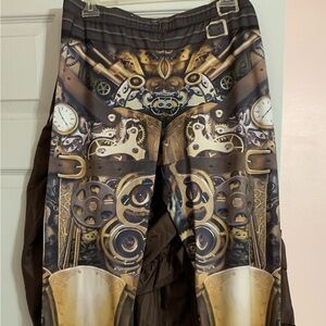 Plus Size Steampunk costume Leggings, Corset, Skirt, Hat & Ring Complete Set